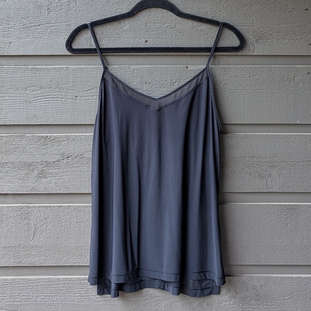Lululemon Final Count Tank Black Size 6 Loose Flowy Ballet Yoga Pilates